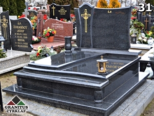 1 nagrobek podwójny nowoczesny